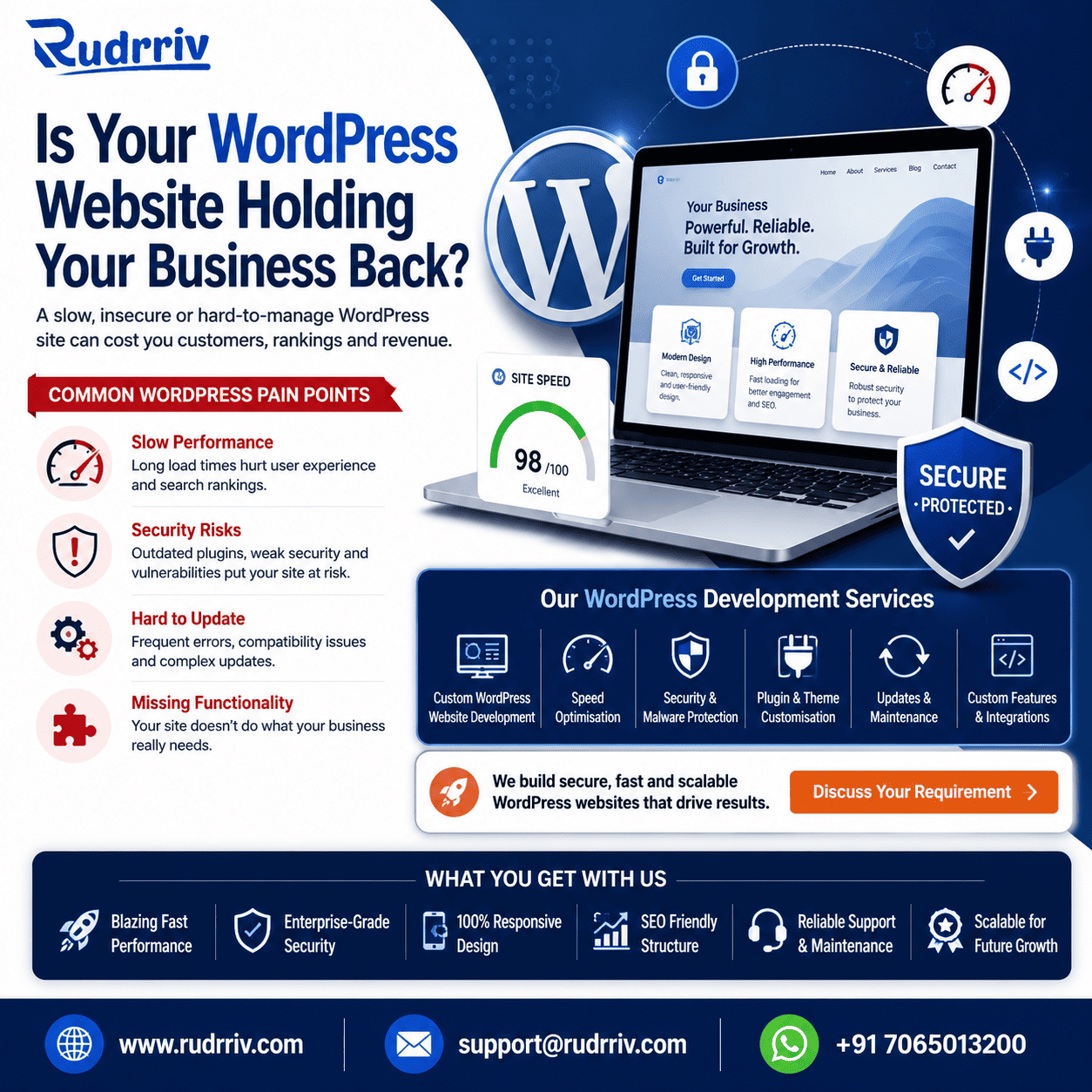 Common WordPress development mistakes causing slow performance security issues and difficult maintenance