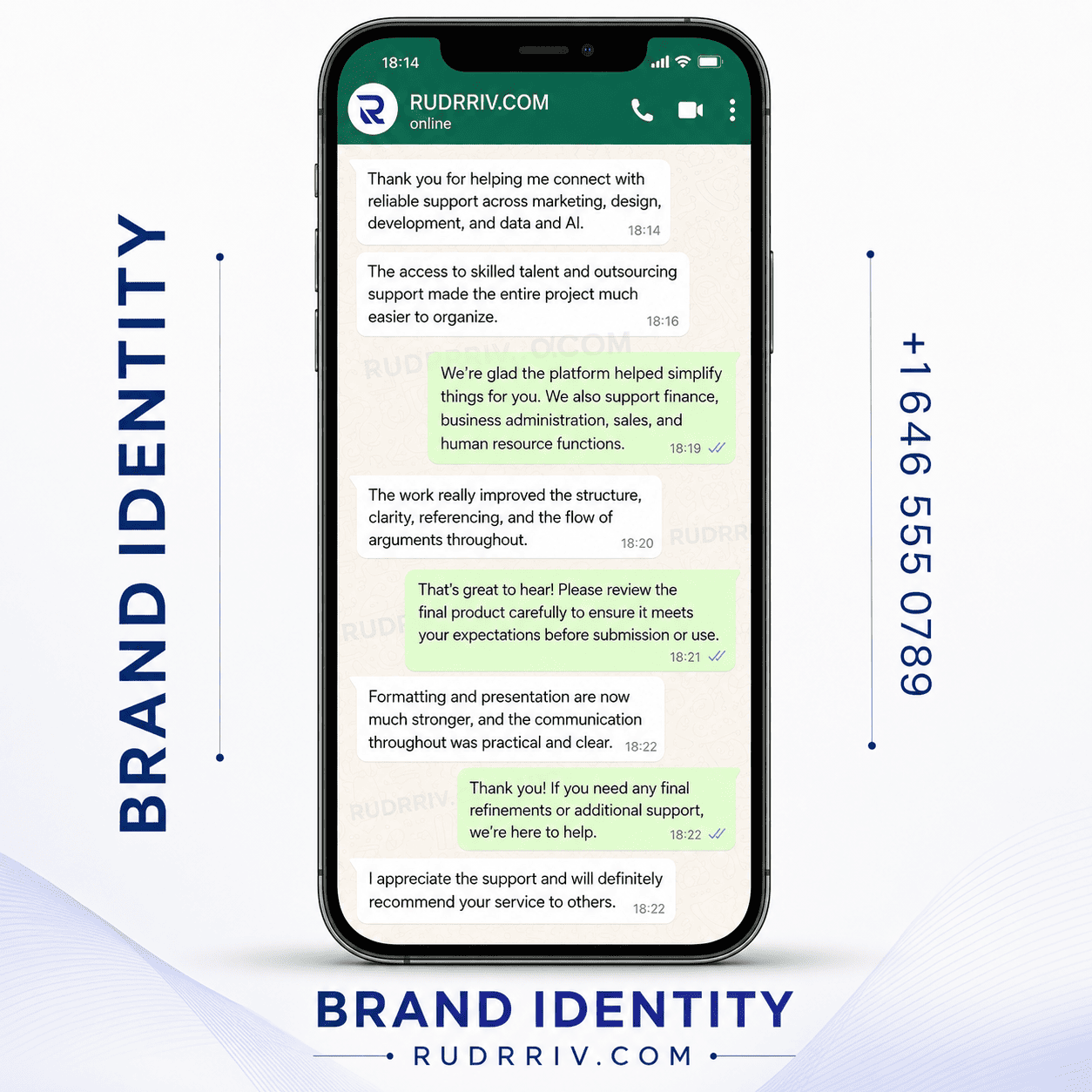 Brand Identity Client Testimonial