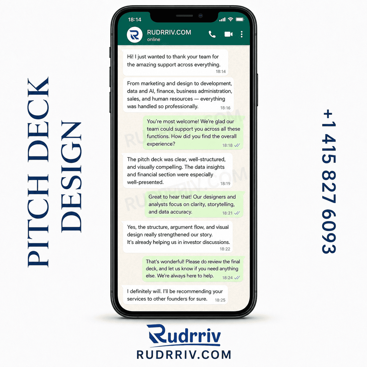 Pitch Deck Design Client Testimonial
