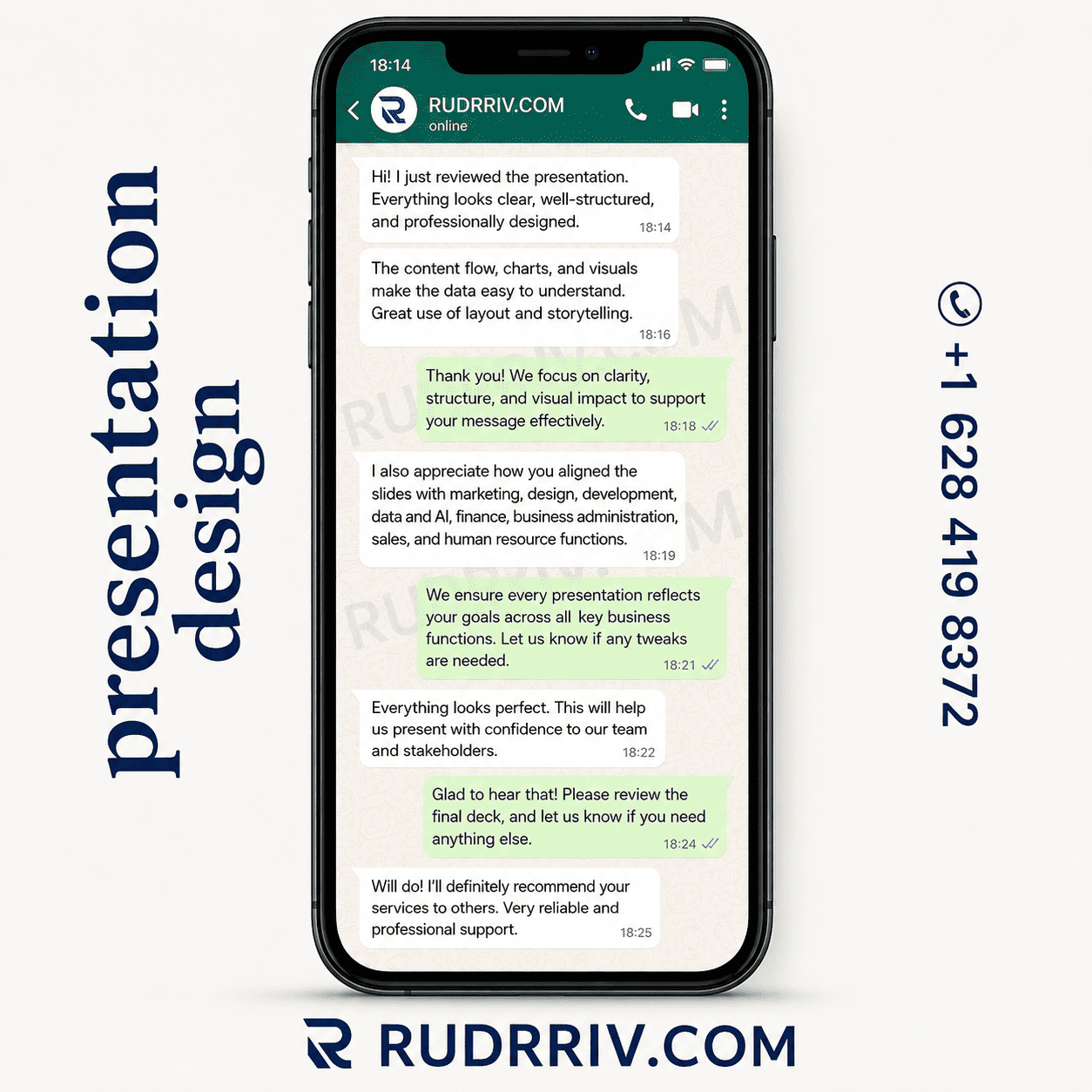 Presentation Design Client Testimonial