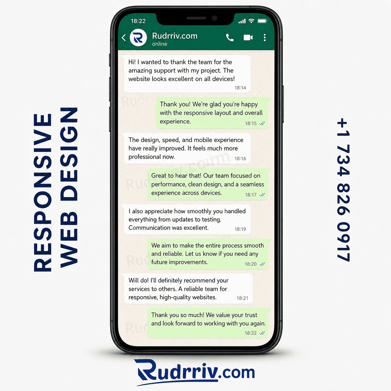 Responsive Web Design Client Testimonial